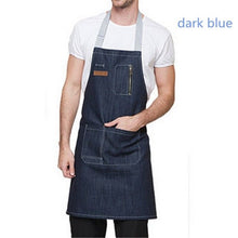 Load image into Gallery viewer, Restaurant work apron Pinafores Tablier Unisex adult apron
