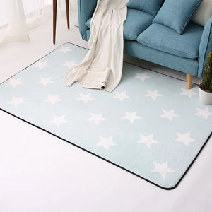 Korean Design Star Printed Carpet