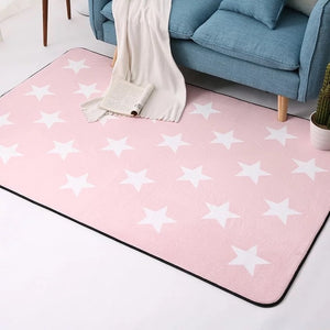 Korean Design Star Printed Carpet