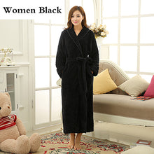 Load image into Gallery viewer, Mens Extra Long Thick Warm Winter Bathrobe
