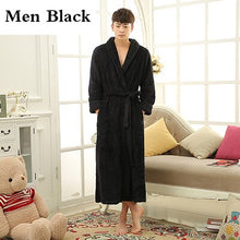Load image into Gallery viewer, Mens Extra Long Thick Warm Winter Bathrobe