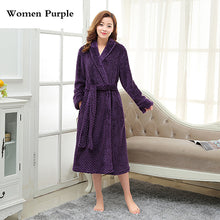 Load image into Gallery viewer, Mens Extra Long Thick Warm Winter Bathrobe