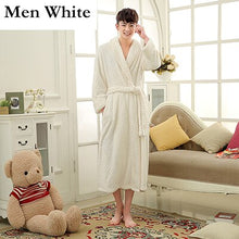 Load image into Gallery viewer, Mens Extra Long Thick Warm Winter Bathrobe