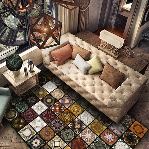 Original Vintage Exotic Fashion Patterned Carpet For Living Room