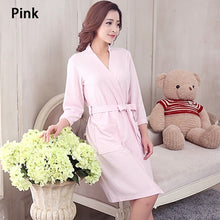 Load image into Gallery viewer, Lovers Summer Water Absorption Fashion Towel BathRobe Men women