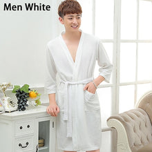 Load image into Gallery viewer, Lovers Summer Water Absorption Fashion Towel BathRobe Men women