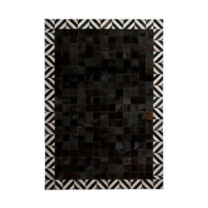 Hand Stitching Cowhide Rectangle Carpets