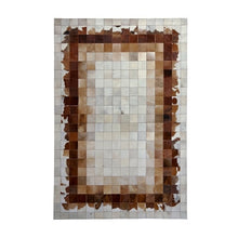 Load image into Gallery viewer, Hand Stitching Cowhide Rectangle Carpets