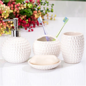 New Bathroom Soap Dispenser Ceramic Crafts Set