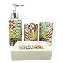 Load image into Gallery viewer, 4 pieces / artificial stone ceramic bath set