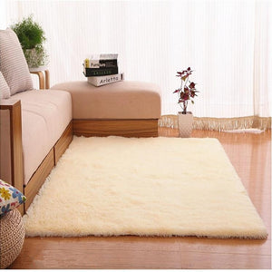 Plush Fabric Anti-slip Mat Thick Floor Carpets