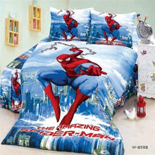 Load image into Gallery viewer, spiderman  children gift bedding set twin/single size bed linen set