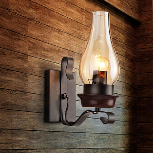 American Country Bar Cafe Led Wall Lamp