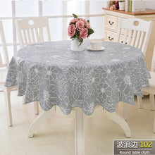Load image into Gallery viewer, Flower Style Round Table Cloth