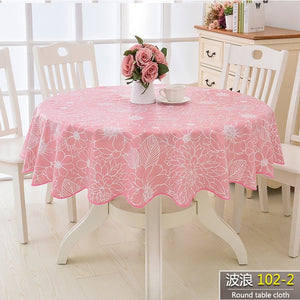 Flower Style Round Table Cloth