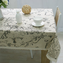 Load image into Gallery viewer, Tower Print Decorative Table Cloth