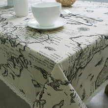 Load image into Gallery viewer, Tower Print Decorative Table Cloth