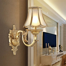 Load image into Gallery viewer, HGhomeart Pure Copper Vintage Wall Lamp