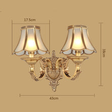 Load image into Gallery viewer, HGhomeart Pure Copper Vintage Wall Lamp