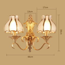 Load image into Gallery viewer, HGhomeart Pure Copper Vintage Wall Lamp